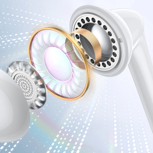 Słuchawki UGREEN EP101 USB-C z pilotem i mikrofonem biały