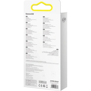 Hurtownia GSM - Kabel 3w1 Baseus Flash Series II USB-C/USB-A - USB-C, Lightning, micro USB 100W 1,2m fioletowy - BSU3334PRP - {ean13} - Hurt