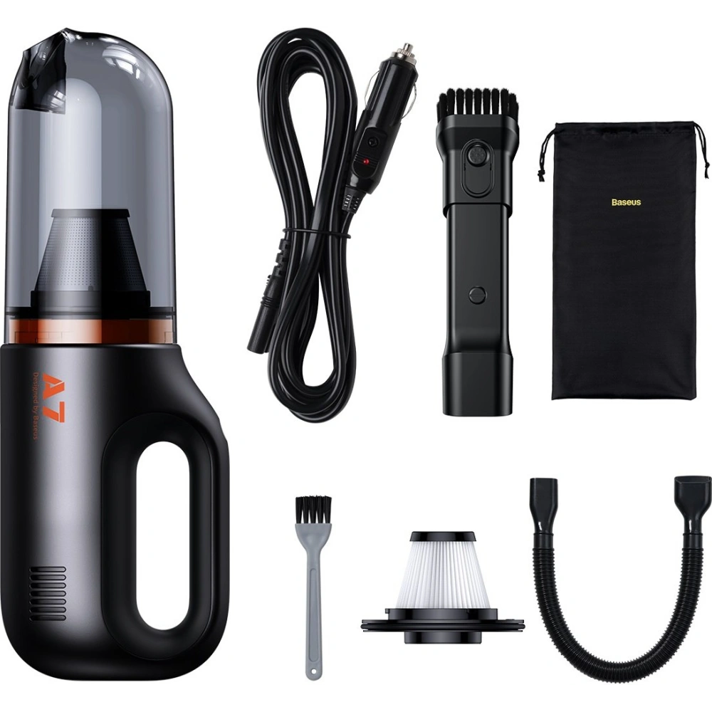 Hurtownia GSM - Auta vysavač Baseus A7 90W 6000Pa tmavě šedý - BSU3335GRY - {ean13} - Hurt