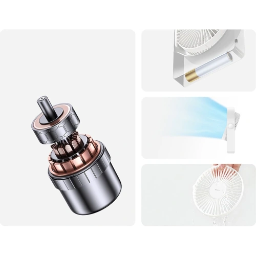 Wentylator biurkowy Baseus Serenity Fan Pro biały