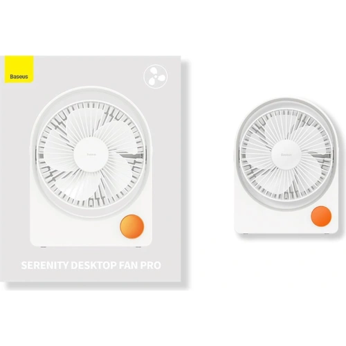 Wentylator biurkowy Baseus Serenity Fan Pro biały