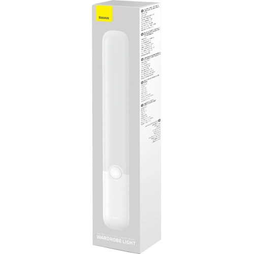 Lampka do szafy Baseus Sunshine Series z czujnikiem ruchu PIR 1200mAh biała