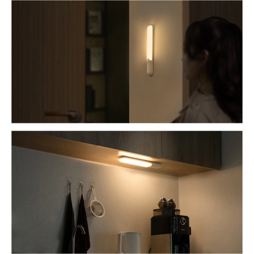 Lampka do szafy Baseus Sunshine Series z czujnikiem ruchu PIR 1200mAh biała