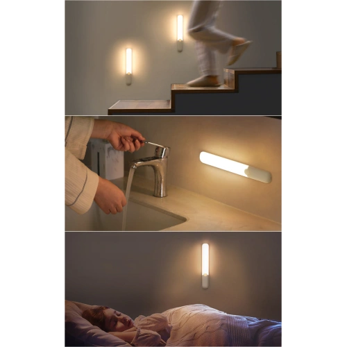 Lampka do szafy Baseus Sunshine Series z czujnikiem ruchu PIR 1200mAh biała