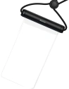 Wholesale Baseus waterproof case for phone Slide-cover black - BSU3338BLK - {ean13} - Hurt