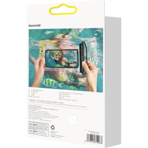 Wholesale Baseus waterproof case for phone Slide-cover black - BSU3338BLK - {ean13} - Hurt