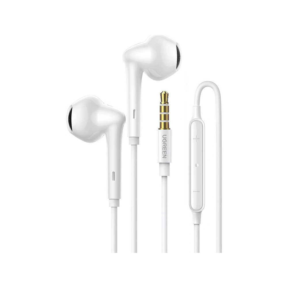Wholesale UGREEN EP101 In -Ear 3.5mm Mini Jack Earphones with Remote and Mic white - UGR1249WHT - {ean13} - Hurt
