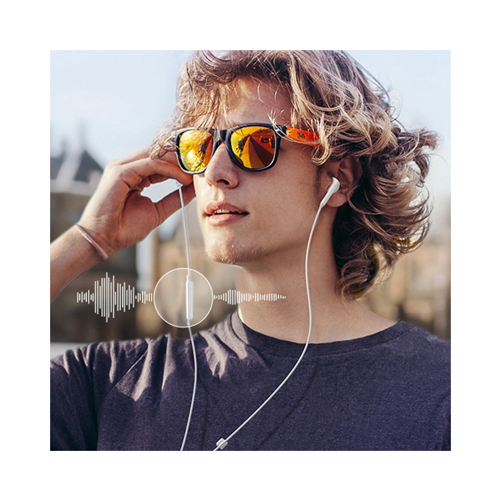 Wholesale UGREEN EP101 In -Ear 3.5mm Mini Jack Earphones with Remote and Mic white - UGR1249WHT - {ean13} - Hurt