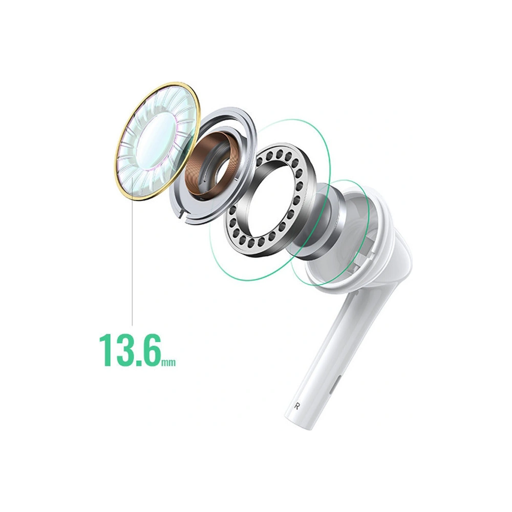 Hurtownia GSM - Słuchawki UGREEN EP101 3,5mm mini jack z pilotem i mikrofonem biały - UGR1249WHT - {ean13} - Hurt