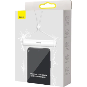Hurtownia GSM - Univerzální voděodolné pouzdro Baseus Slide-cover bílé - BSU3339WHT - {ean13} - Hurt
