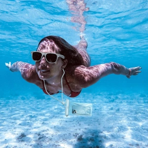 Wholesale Baseus waterproof case for phone Slide-cover white - BSU3339WHT - {ean13} - Hurt