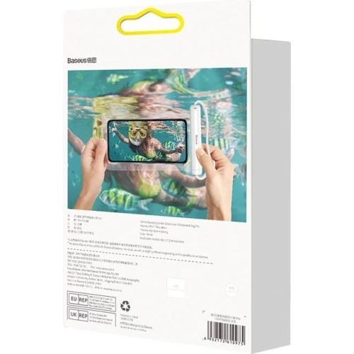 Uniwersalne wodoodporne etui Baseus Slide-cover biały