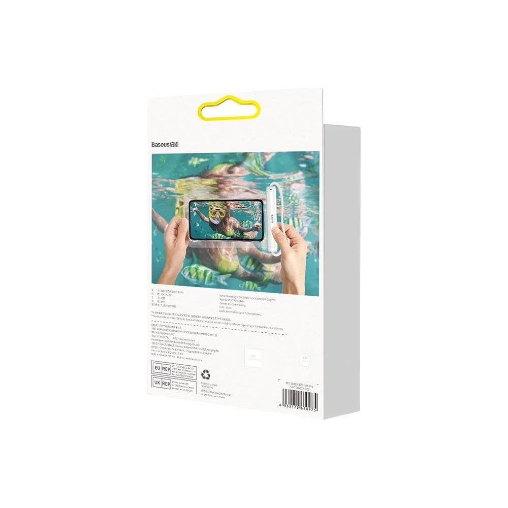 Wholesale Baseus waterproof case for phone Slide-cover white - BSU3339WHT - {ean13} - Hurt
