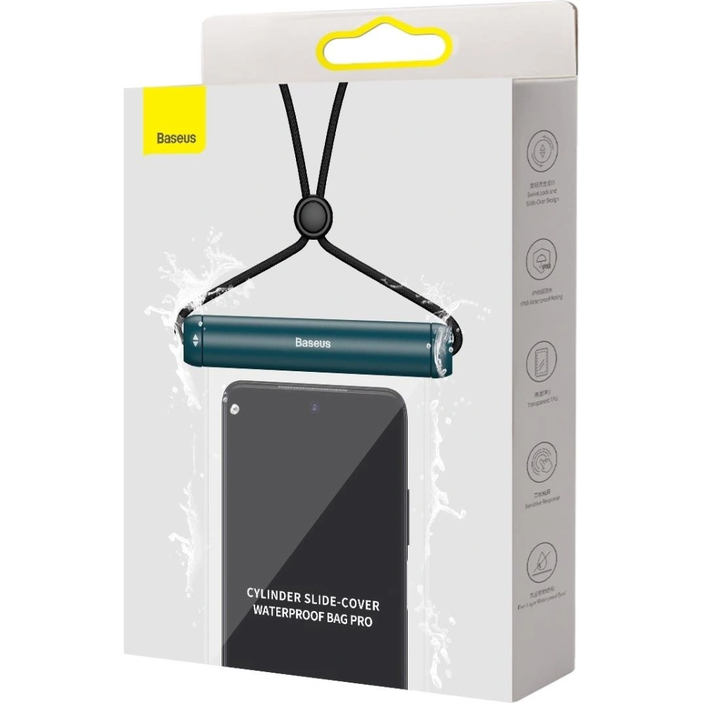 Wholesale Baseus waterproof case for phone Slide-cover blue - BSU3340BLU - {ean13} - Hurt