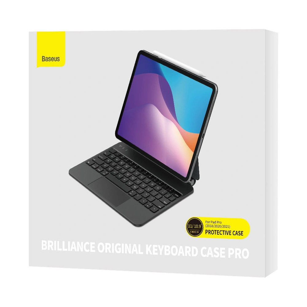 Hurtownia GSM - Etui z klawiaturą Baseus Brilliance Apple iPad Air 10.9 (4. a 5. gen)/iPad Pro 11 (1., 2. a 3. gen) šedé - BSU3341GRY - {ean13} - Hurt