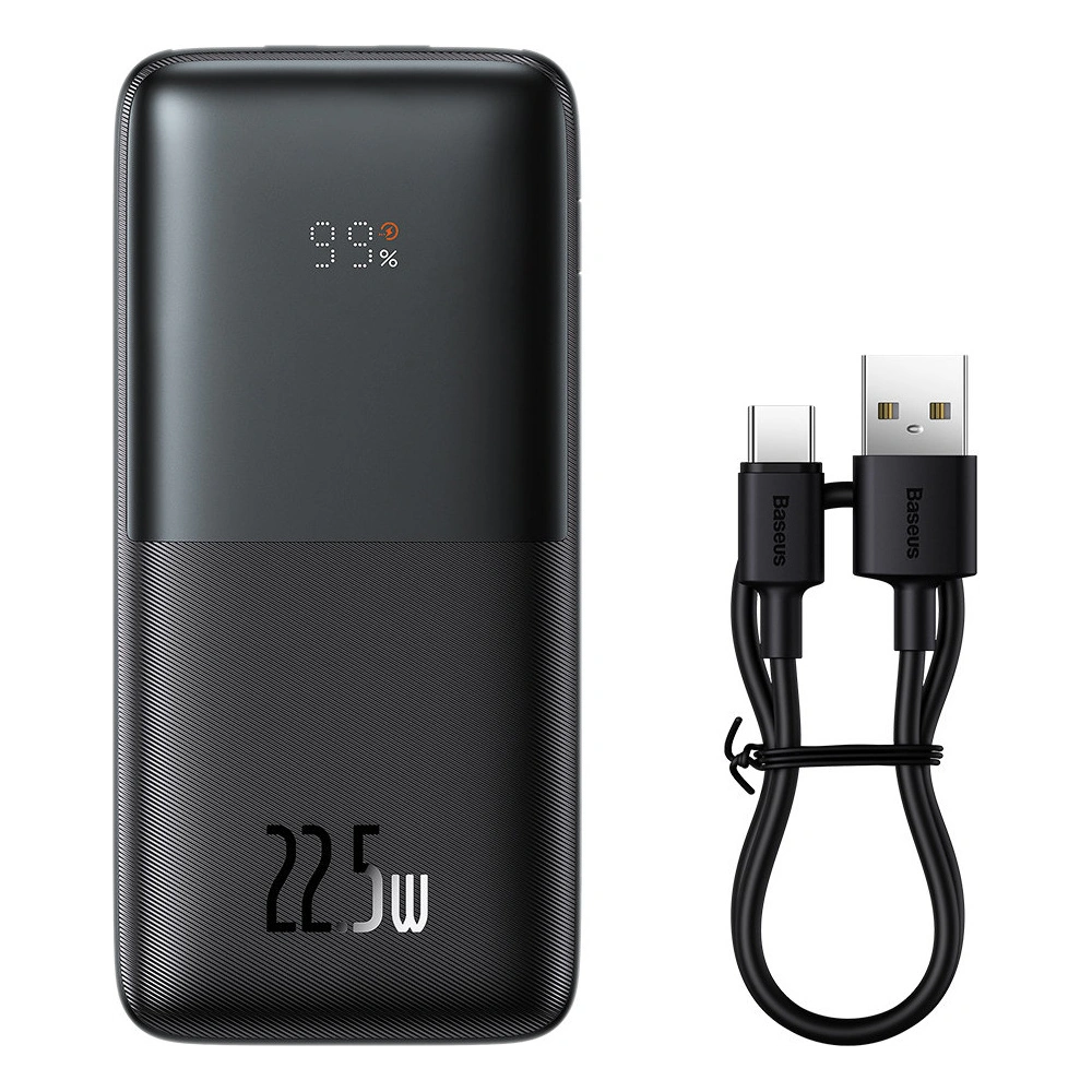 Hurtownia GSM - Powerbank Baseus Bipow Pro 10000mAh 22.5W + kabel USB 3A 0.3m černý - BSU3342BLK - {ean13} - Hurt