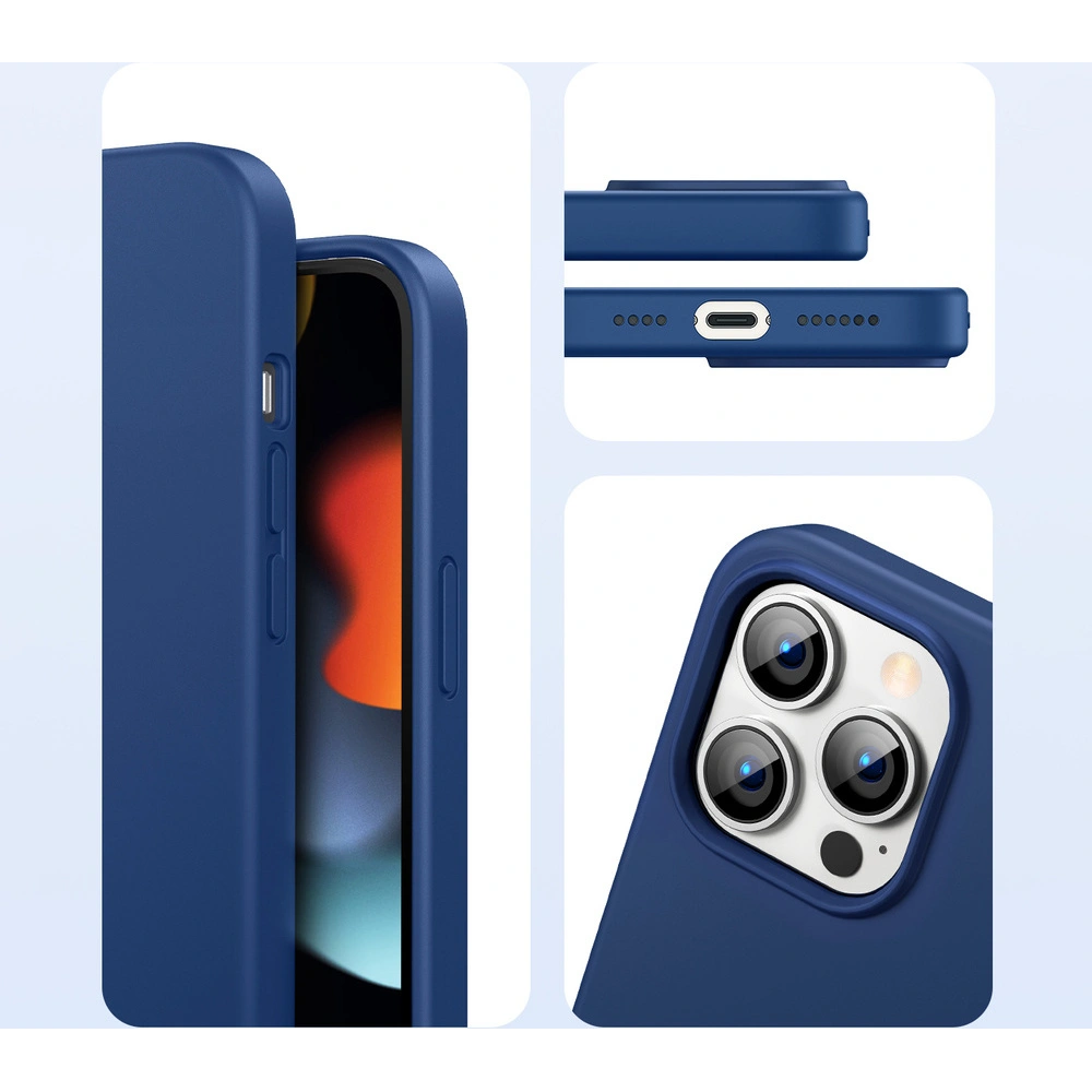 Hurtownia GSM - Etui UGREEN Protective Silicone Case Apple iPhone 13 Pro modré - UGR1253BLU - {ean13} - Hurt
