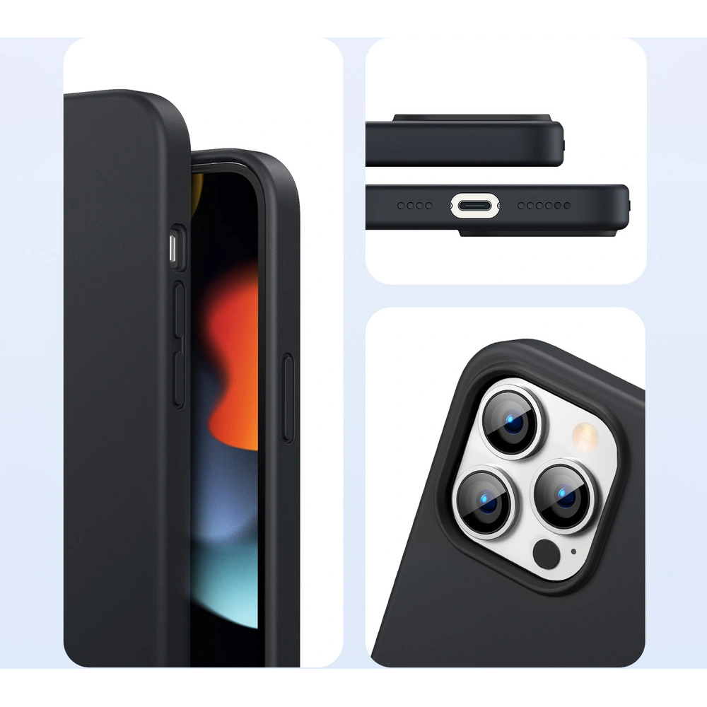 Hurtownia GSM - Etui UGREEN Protective Silicone Case Apple iPhone 13 Pro Max czarny - UGR1254BLK - {ean13} - Hurt