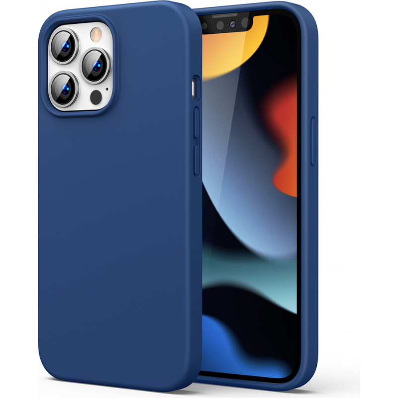 Ugreen Distributor - 6957303886784 - UGR1255BLU - UGREEN Protective Silicone Case Apple iPhone 13 Pro Max blue - B2B homescreen