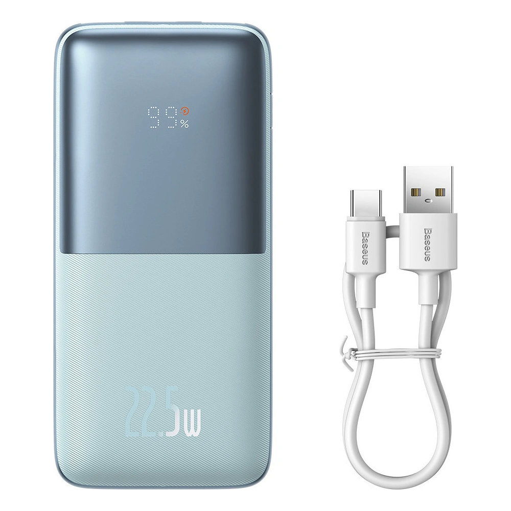 Hurtownia GSM - Powerbank Baseus Bipow Pro 10000mAh 22.5W + kabel USB 3A 0.3m niebieski - BSU3344BLU - {ean13} - Hurt
