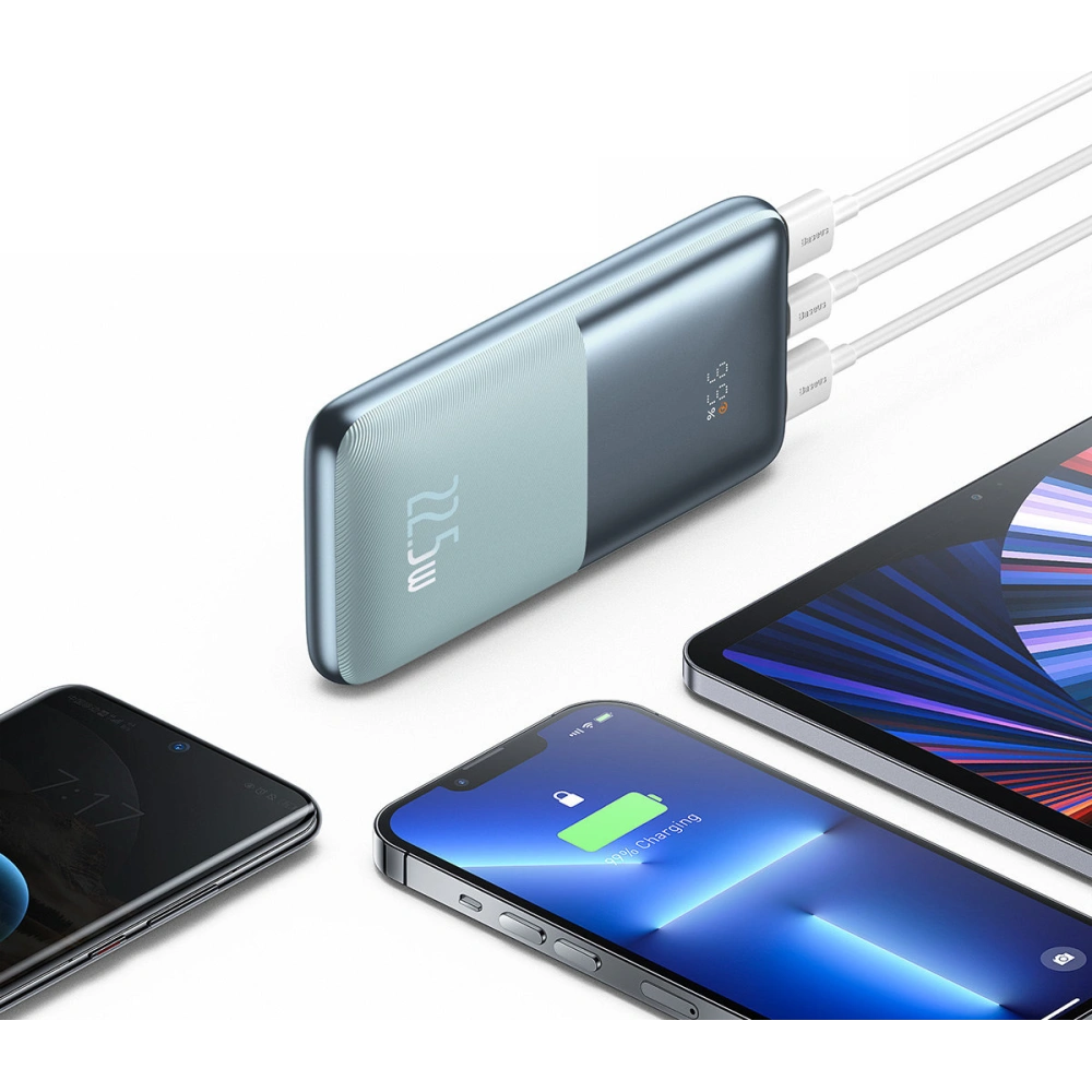 Hurtownia GSM - Powerbank Baseus Bipow Pro 10000mAh 22.5W + kabel USB 3A 0.3m niebieski - BSU3344BLU - {ean13} - Hurt
