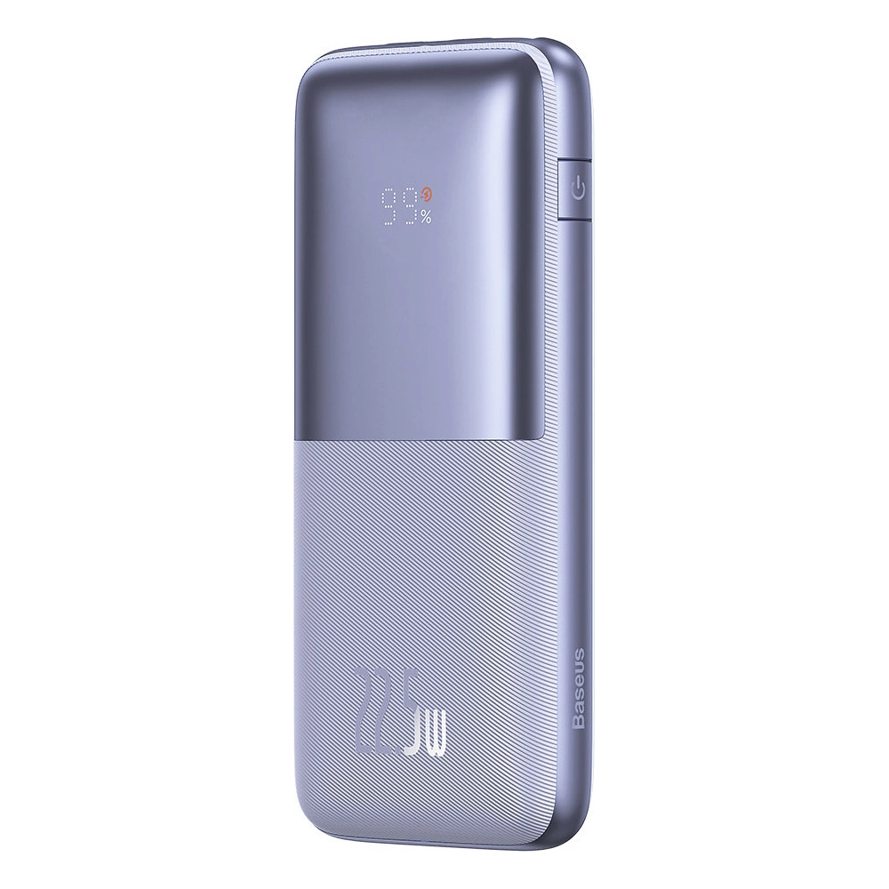 Hurtownia GSM - Powerbank Baseus Bipow Pro 10000mAh 22.5W + kabel USB 3A 0.3m fialový - BSU3345PRP - {ean13} - Hurt