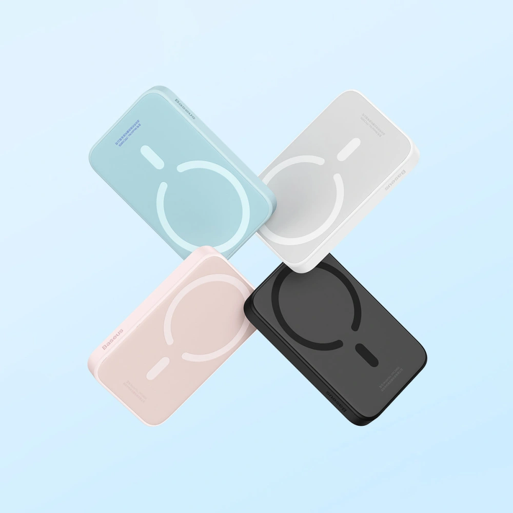 Wholesale Baseus magnetic Powerbank 6000mAh 20W + USB cable Type C 60W 50cm black - BSU3346BLK - {ean13} - Hurt