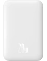 Hurtownia GSM - Powerbank Baseus magnetický 6000mAh 20W + kabel USB Typ C 60W 50cm bílý - BSU3347WHT - {ean13} - Hurt