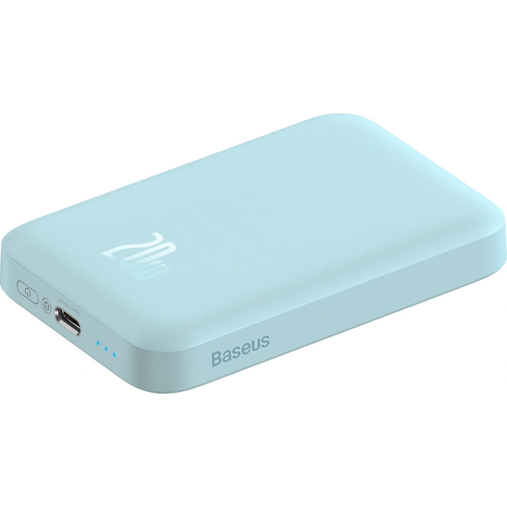 Hurtownia GSM - Powerbank Baseus magnetický 6000mAh 20W + kabel USB Typ C 60W 50cm modrý - BSU3348BLU - {ean13} - Hurt