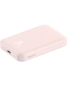 Powerbank Baseus magnetyczny 6000mAh 20W + kabel USB Typ C 60W 50cm różowy
