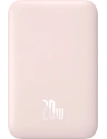Hurtownia GSM - Powerbank Baseus magnetyczny 6000mAh 20W + kabel USB Typ C 60W 50cm różowy - BSU3349PNK - {ean13} - Hurt