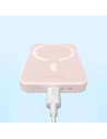 Hurtownia GSM - Powerbank Baseus magnetyczny 6000mAh 20W + kabel USB Typ C 60W 50cm różowy - BSU3349PNK - {ean13} - Hurt