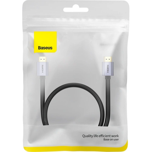 Kabel HDMI 2.0 Baseus High Definition Series 4K 60Hz 1m czarny