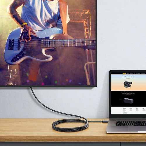 Kabel HDMI 2.0 Baseus High Definition Series 4K 60Hz 1,5m czarny