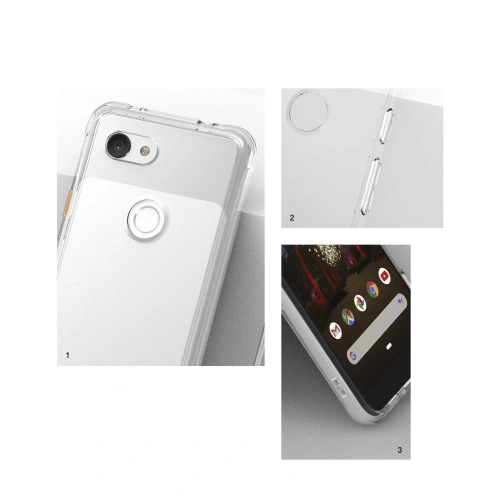 Etui Ringke Fusion Google Pixel 3a Smoke Black