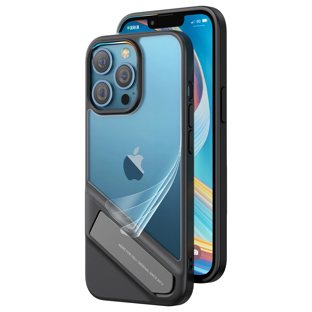 Hurtownia GSM - Etui UGREEN Fusion Kickstand Case Apple iPhone 13 Pro Max czarny - UGR1267BLK - {ean13} - Hurt