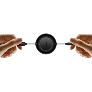 Hurtownia GSM - Zwijany kabel 3w1 Baseus Bright Mirror 2 USB-A - micro USB + Lightning + USB-C 66W 1.1m czarny - BSU3355BLK - {ean13} - Hurt