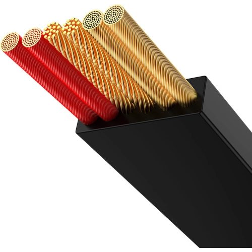 Zwijany kabel 3w1 Baseus Bright Mirror 2 USB-A - micro USB + Lightning + USB-C 66W 1.1m czarny