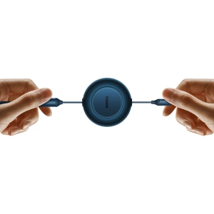 Hurtownia GSM - Zwijany kabel 3w1 Baseus Bright Mirror 2 USB-A - micro USB + Lightning + USB-C 66W 1.1m niebieski - BSU3356BLU - {ean13} - Hurt