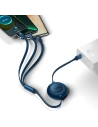 Hurtownia GSM - Zwijany kabel 3w1 Baseus Bright Mirror 2 USB-A - micro USB + Lightning + USB-C 66W 1.1m niebieski - BSU3356BLU - {ean13} - Hurt