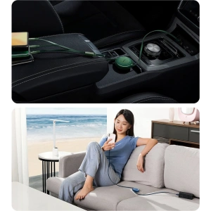 Hurtownia GSM - Zwijany kabel 3w1 Baseus Bright Mirror 2 USB-A - micro USB + Lightning + USB-C 66W 1.1m fioletowy - BSU3357PRP - {ean13} - Hurt