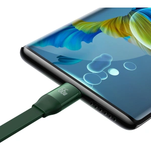 Hurtownia GSM - Zwijany kabel 3w1 Baseus Bright Mirror 2 USB-A - micro USB + Lightning + USB-C 66W 1.1m zielony - BSU3358GRN - {ean13} - Hurt