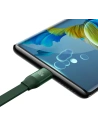 Zwijany kabel 3w1 Baseus Bright Mirror 2 USB-A - micro USB + Lightning + USB-C 66W 1.1m zielony