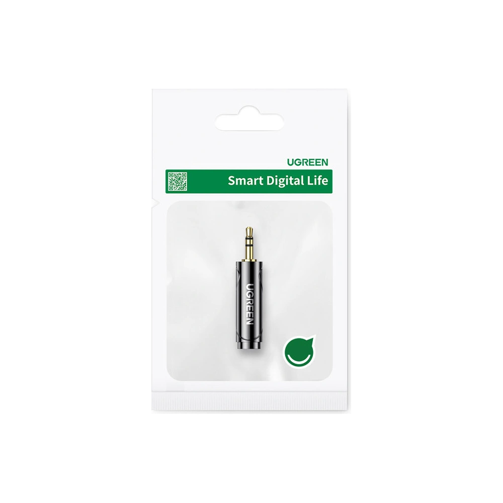 Wholesale UGREEN AV168 adapter audio adapter from 6.35mm / 6.5mm jack (female) to 3.5mm mini jack (male) black - UGR1270BLK - {ean13} - Hurt