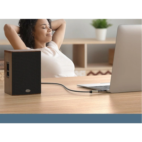 Adapter audio UGREEN AV168 6,35mm jack (żeński) - 3,5mm mini jack (męski) czarny