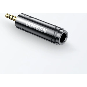 Wholesale UGREEN AV168 adapter audio adapter from 6.35mm / 6.5mm jack (female) to 3.5mm mini jack (male) black - UGR1270BLK - {ean13} - Hurt