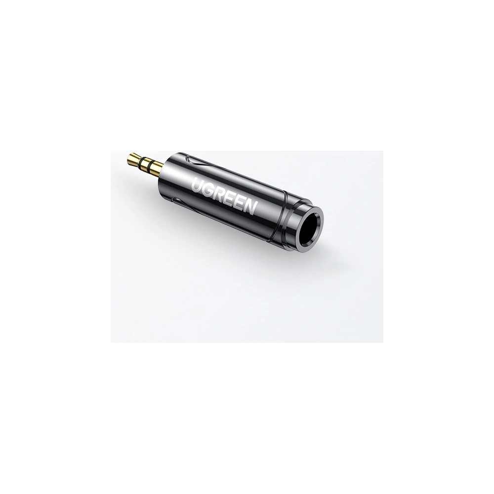 Hurtownia GSM - Audio adaptér UGREEN AV168 6,35mm jack (ženský) - 3,5mm mini jack (mužský) černý - UGR1270BLK - {ean13} - Hurt