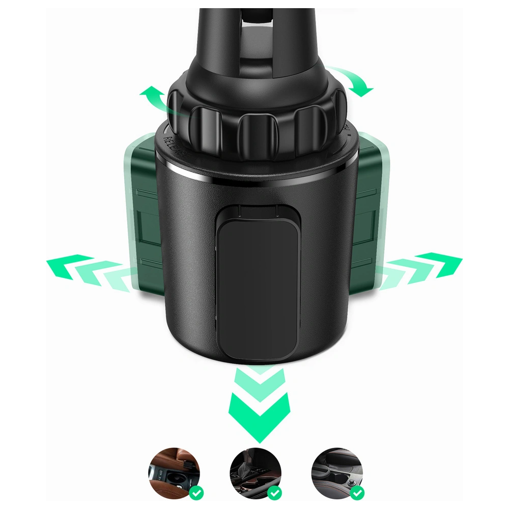 Hurtownia GSM - Uchwyt samochodowy UGREEN LP335 do telefonu na miejsce na kubek czarny - UGR1271BLK - {ean13} - Hurt