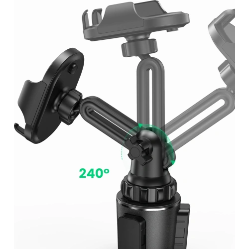 Uchwyt samochodowy UGREEN LP335 do telefonu na miejsce na kubek czarny