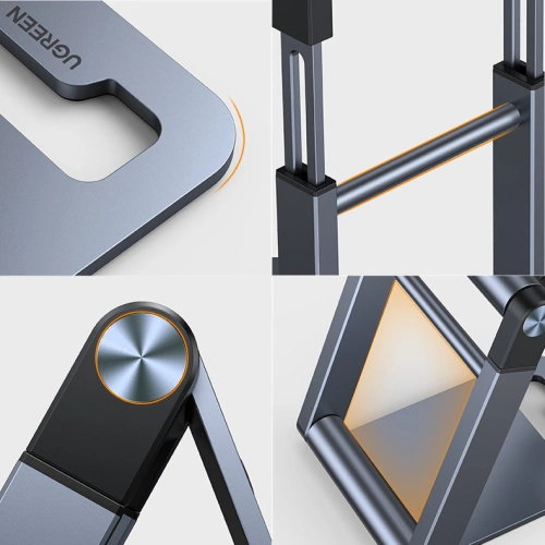 Składana podstawka UGREEN LP263 stojak pod smartfon statyw na telefon szary